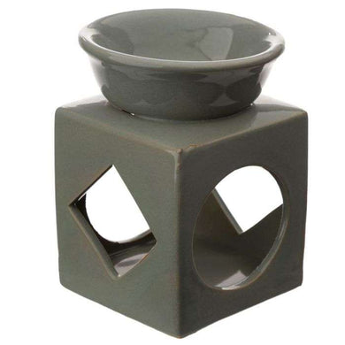 Classic Square Grey Oil Burner