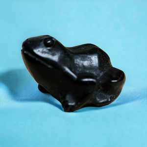 Frog - Black Obsidian