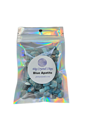 Blue Apatite Chip Bag 60g