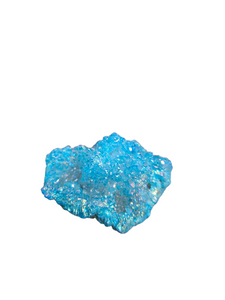 Blue Aura Quartz Cluster