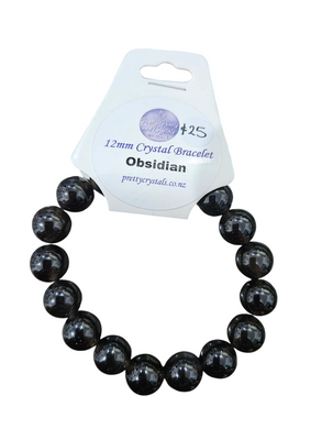 Obsidian 12mm Bracelet