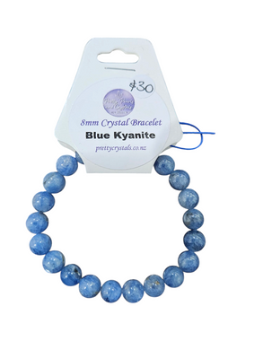 Blue Kyanite 8mm Bracelet