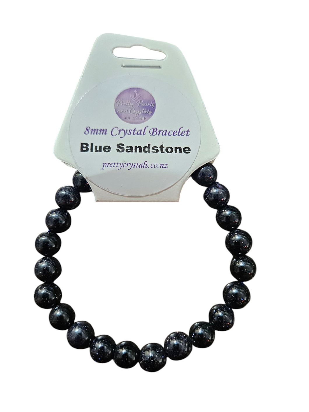 Blue Sandstone 8mm Bracelet