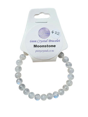 Moonstone 6mm Bracelet