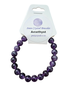 Amethyst 8mm Bracelet