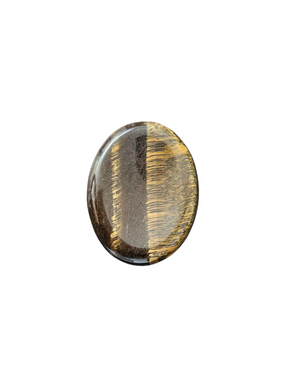 Tigerseye Oval Worry Stone