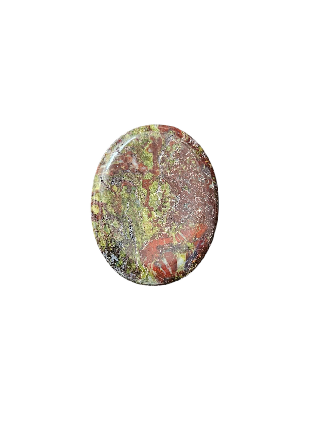 Dragons Blood Oval Worry Stone