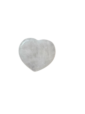 Rose Quartz Heart Worry Stone