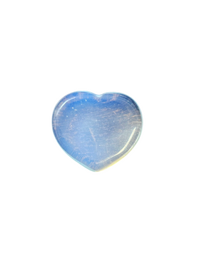 Opalite Heart Worry Stone