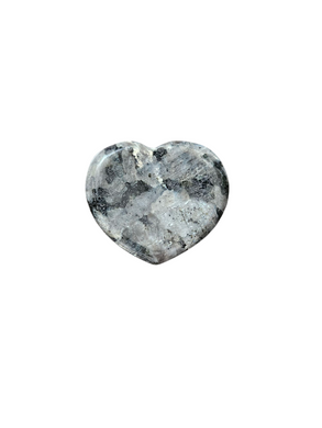 Larvakite Heart Worry Stone