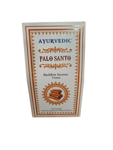 Palo Santo Backflow Incense Cones - 10 Pack