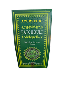 Patchouli Backflow Incense Cones - 10 Pack