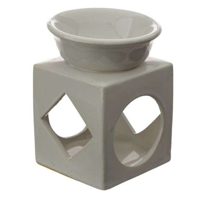 Classic Square White Oil Burner