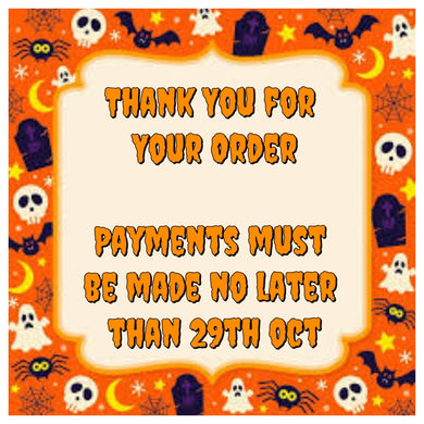 Audrey M - 20th Oct - Due 29th Oct